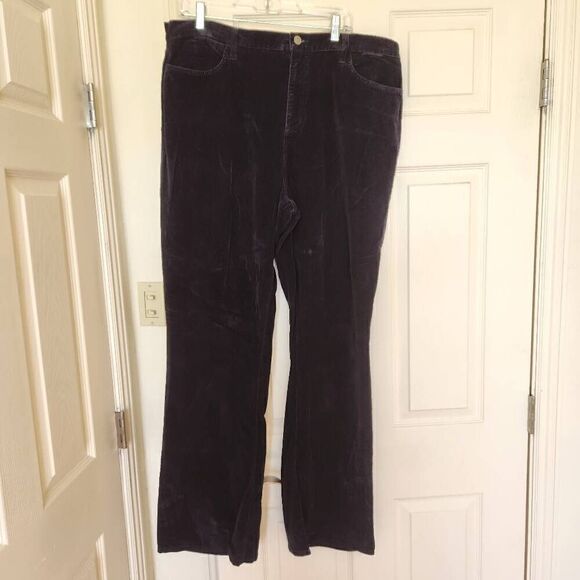 Not your daughter's jeans women's size 18 plus size black corduroy pants - Picture 2 of 8